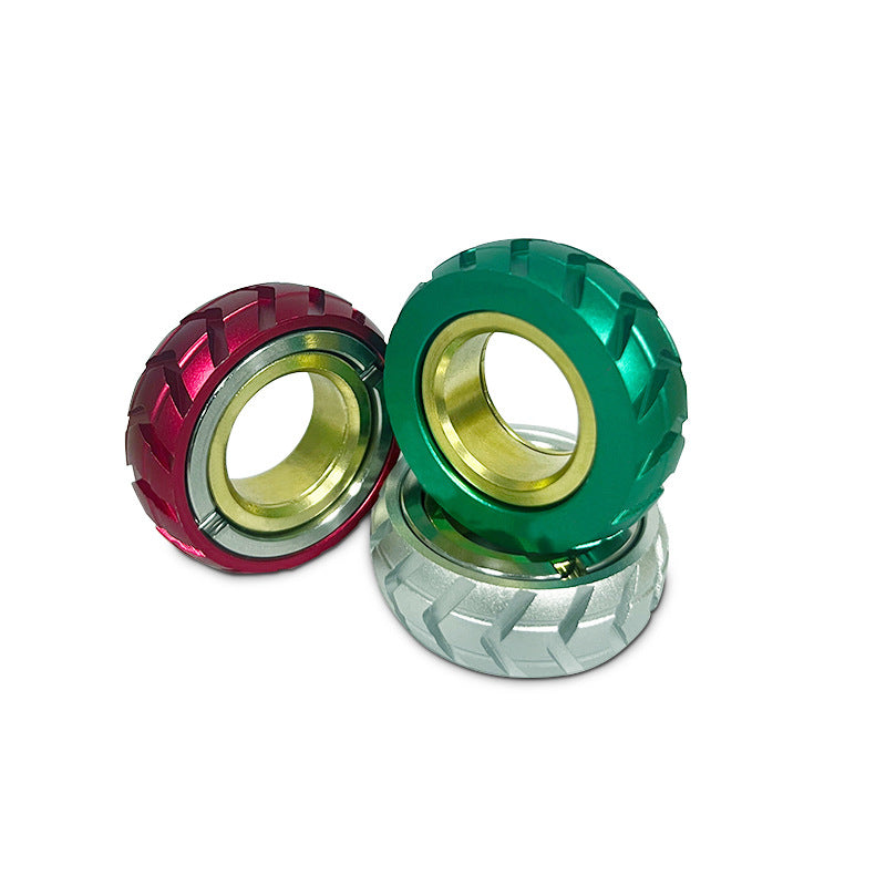 idge EDC Fidget Ring - Stainless Steel Spinner Ring for Stress Relief | 1st Gen Mechanical Anxiety Relief Toy