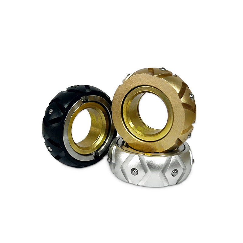 idge EDC Fidget Ring - Stainless Steel Spinner Ring for Stress Relief | 1st Gen Mechanical Anxiety Relief Toy