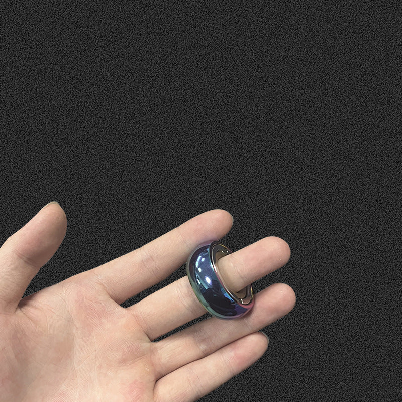 idge EDC Fidget Ring - Stainless Steel Spinner Ring for Stress Relief | 1st Gen Mechanical Anxiety Relief Toy