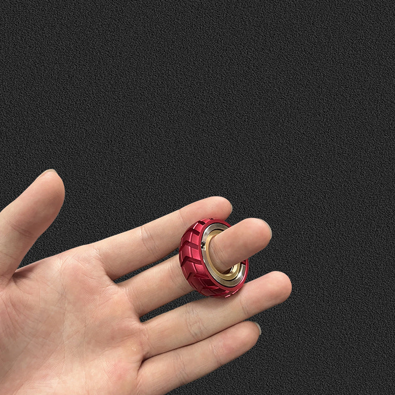 idge EDC Fidget Ring - Stainless Steel Spinner Ring for Stress Relief | 1st Gen Mechanical Anxiety Relief Toy