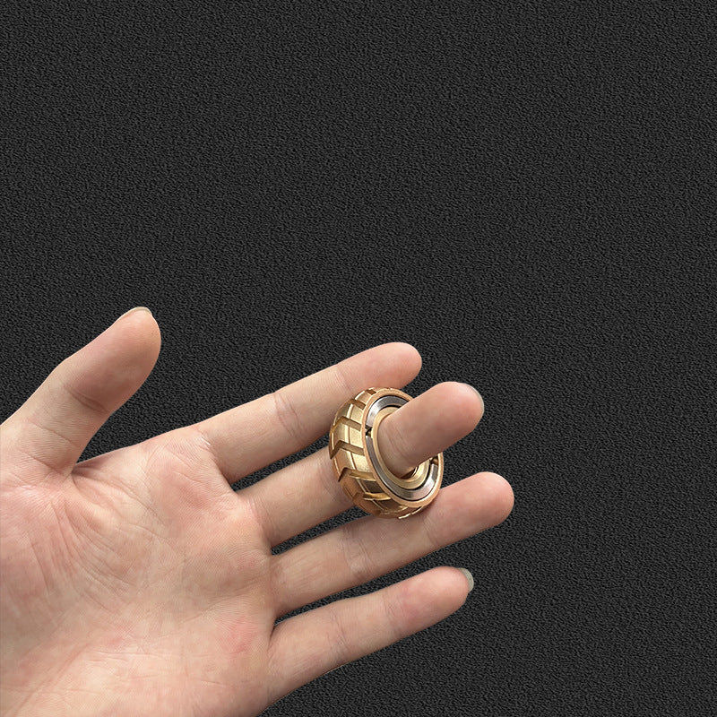 idge EDC Fidget Ring - Stainless Steel Spinner Ring for Stress Relief | 1st Gen Mechanical Anxiety Relief Toy